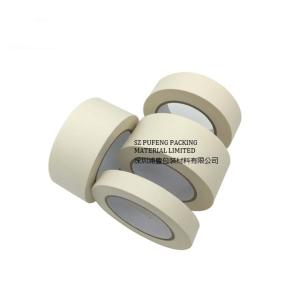 China Easy Tear 0.1mm White Masking Tape , Waterproof Automotive Paint Masking Tape on sale
