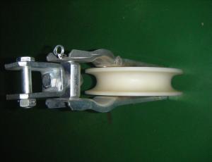 Buy cheap Nylon Transmission Stringing Blocks Pulleys 10KN Rated Load product