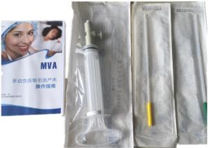 Disposable Single Valved Manual Vacuum Aspiration Recommended by the WHO 1 Syringe with 2 Cannulas