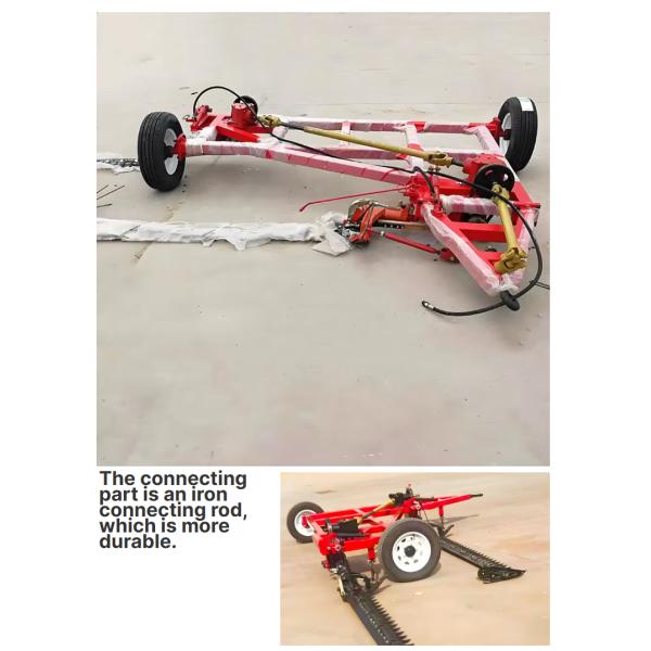 2024 Hot Sale New 4.2m Double Blade Reciprocating Lawn Mower for Tractor Featuring Core Components Gearbox and Bearing