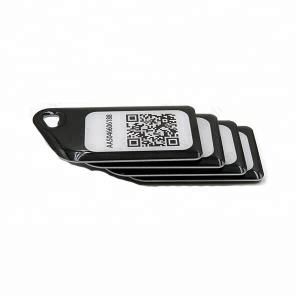 China QR Code NFC Key Fob Tag Waterproof Programmable on sale