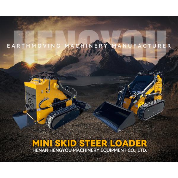 Hot 380 Mini Skid Steer Loader Farm Mini Skid Loader Attachments Small Mini Articulating Loader