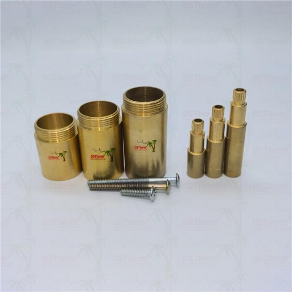 Brass / Chrome Plated Valve Stem Extension Sleeve 1/2" - 1" Customized Size