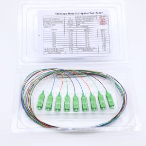 G657A SC APC Fiber Optic PLC Splitter For FTTx Systems