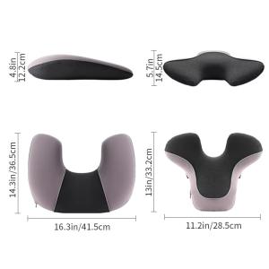 Customized Memory Foam Seat Cushion Massage Orthopedic Back Support Cushion