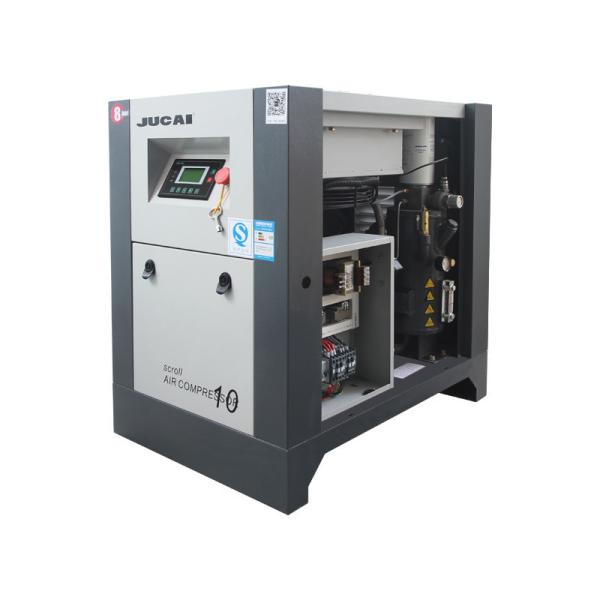 Quality 7.5KW 0.8MPA 10hp Scroll Type Air Compressor Compact structure for sale