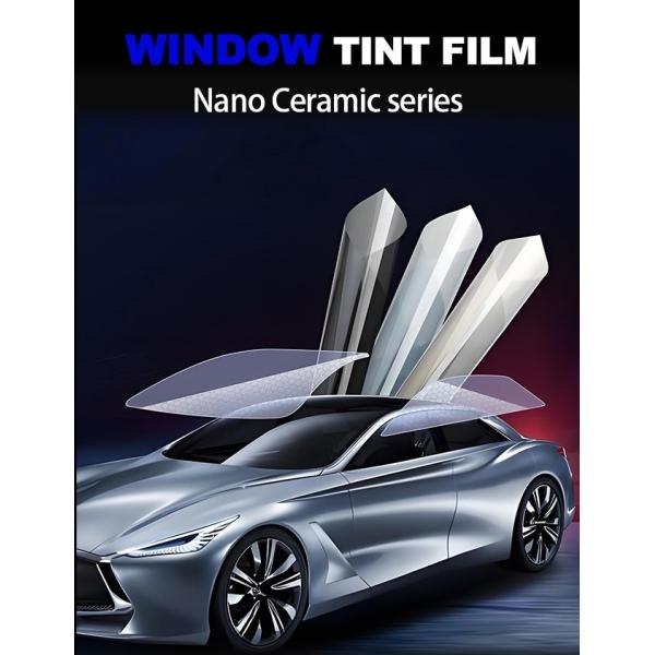 Car Window Tint Chemical Resistant Anti Static Nano Carbon Film For Automotive