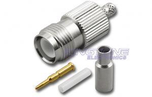 Buy cheap TNC Female and male Coaxial Cable Connectors 50 Ohm 75 Ohm for RG59 Cable product