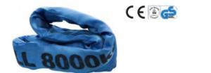 Various Colors Polyester Webbing Sling For Various Temperature Ranges