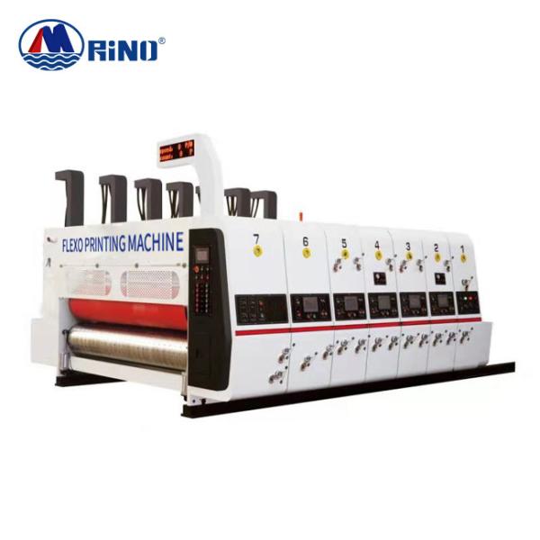 Quality Carton Box Flexo High Speed Flexographic Printing Machine 380V 45KW for sale