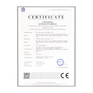 Shenzhen kaiente industry Co.Ltd Certifications