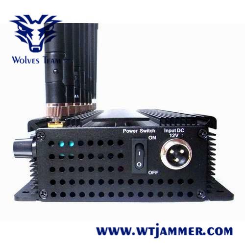 Quality 4w 30m Bluetooth Wif I2.4g 5.2g 5.8g Wifi Network Jammer for sale