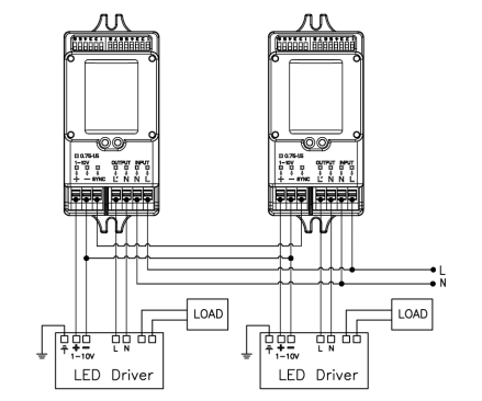 1-10V Dimmable Microwave Motion Sensor For Tri-proof Light, 6m Max Mounting Height