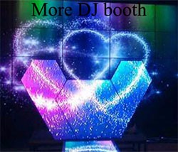 Customize matrix control Lighting Display Led Dj Table video booth for pub, party