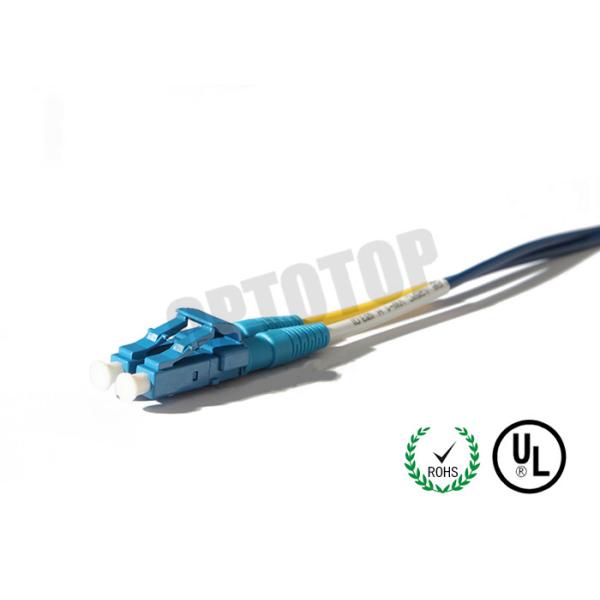 2 Core Single Mode Fiber Optic Cable 2mm With Plastic Housing , ISO Standard