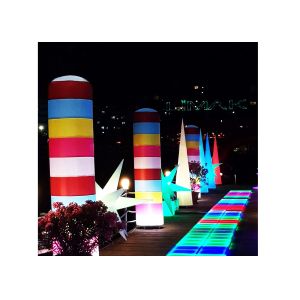 Buy cheap Party Inflatable Light Tube 5m Height Customized Color Weather Resistant product