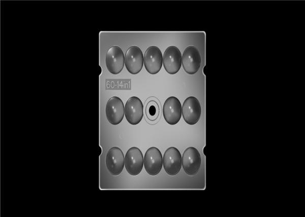 Quality Edison 3030 Multi LED Lens Symmetrical Type LED Lenses For LED Illumination for sale