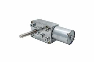 China Dc Micro Worm Gear Motor With Encoder Gearbox 24V For Household Applications on sale