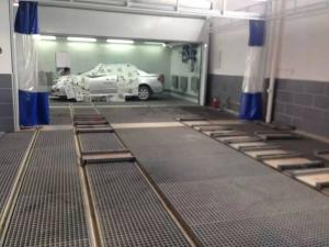 Prep Station Paint Booth Vehicle Pre Station Without Heating For Metal Sheet Paint Line