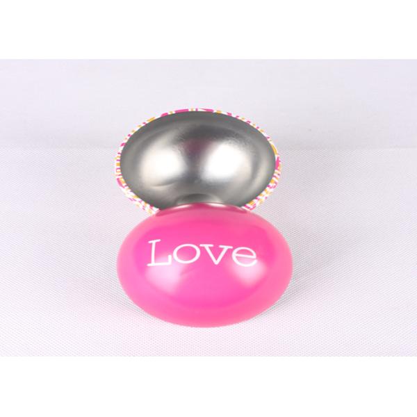 Food Grade Metal Full Color Printed Ball Shaped Tin Box For Christmas Gifts Packaging