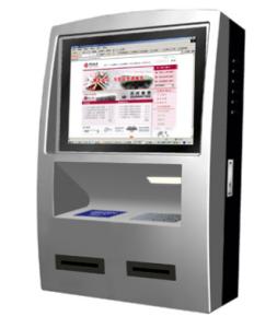 China High Resolution Wall Mounted Kiosk , Custom Self Service Check In Kiosk on sale