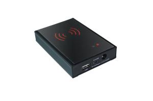 China Short Range Identification UHF Desktop Reader , Metal Frame Mini Rfid Reader on sale