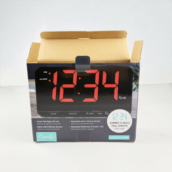 Quality Electronic Components Manufacturers Packaging Box Art Paper Glossy For Digital LED Alarm Clock for sale
