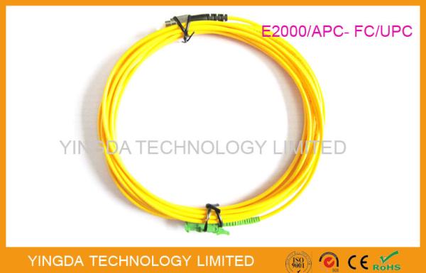 Quality 100% Factory Telecom FTTH E2000 / APC - MU FC LC Fiber Optic Patch Cord for sale