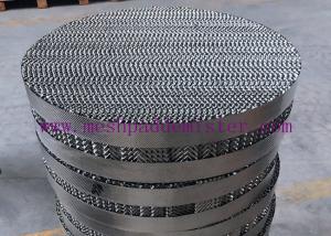 2.5y Ss 316l Metal Corrugated Plate  Structured Packing In Distillation Tower