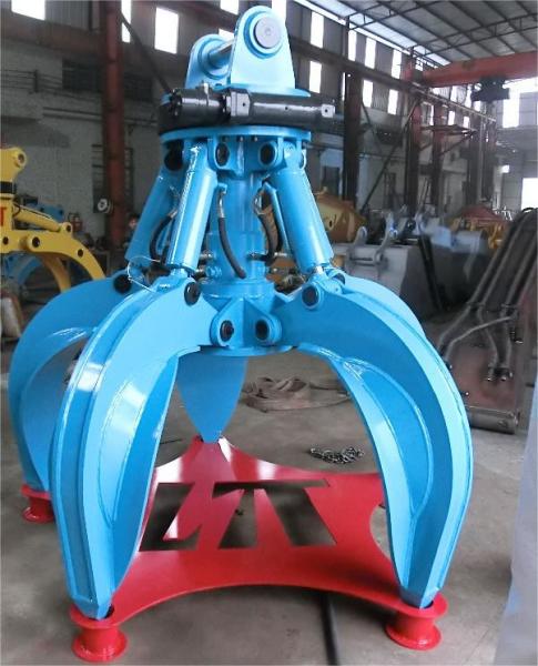 Quality High Efficiency Orange Peel Grapple Or Excavator Grab Bucket for sale