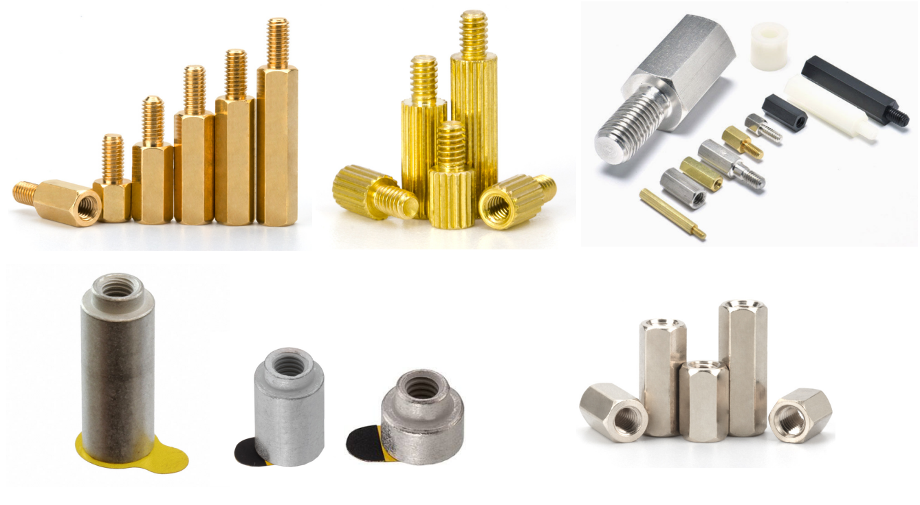 PCB Mounting Hexagon Studs with Internal Thread M2.0 Standoff Plastic Spacers in Hexagon Design