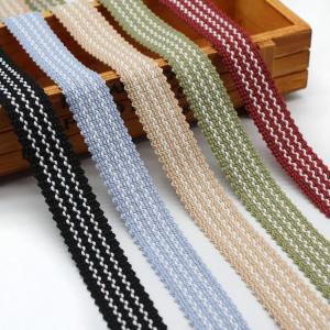 Buy cheap Multi Color 100% Polyester 2.2cm KJ20047 Webbing Trim product