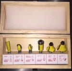 Factory price 6pcs router bit set specially for wood processing