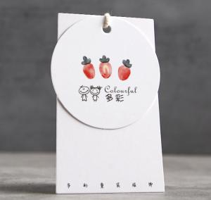 Buy cheap SGS Double Hang Tag Label UV Printed Hang Tags With String product