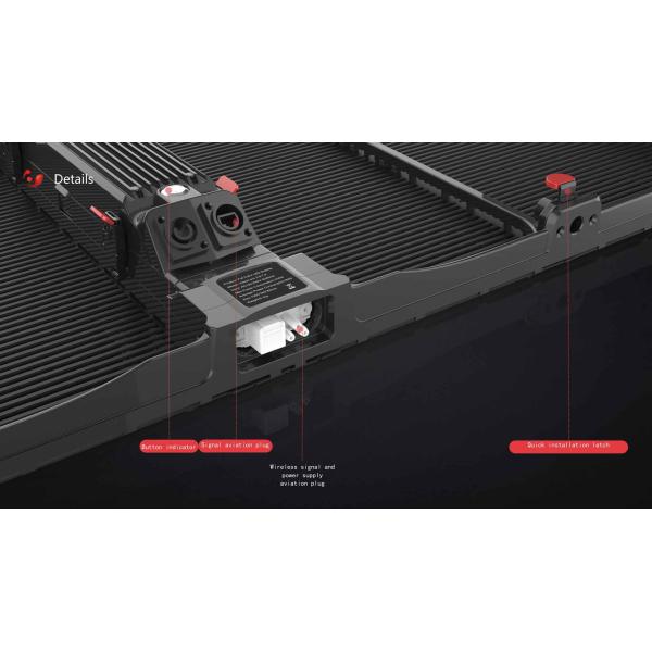 SMD1921 P7.8 Mm Transparent LED Video Screen IP30 1R1G1B Glass Wall LED Display