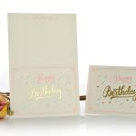 Birthday Wedding 350gsm Kraft Paper Invitation Card With Envelop