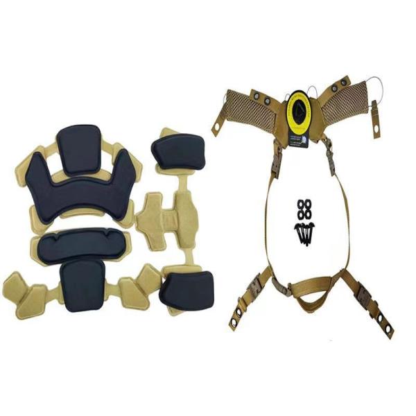 WENDY'S WENDY HELMET ADJUSTABLE SUSPENSION LINED WITH FASTMICH TACTICAL HELMET CUSHION