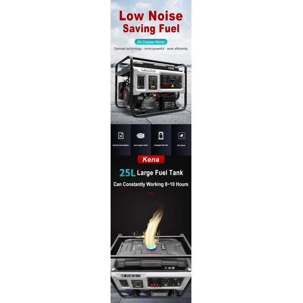 110V 220V Portable Small Natural Gas Generator Electricity For Home