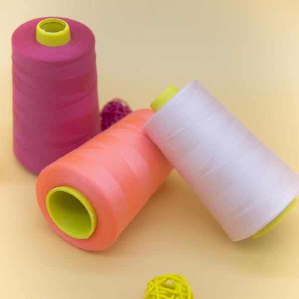 40S/2 5000Y Polyester Sewing Thread TFO Low Shrinkage For Garment