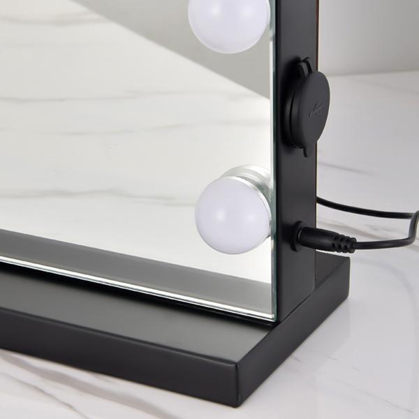 Customizable Fashion Design Makeup Vanity Hollywood Led Mirror with Chrome Finish