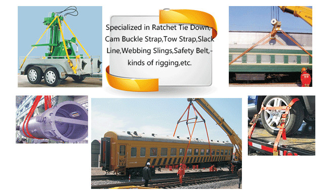 Durable Flat Polyester Webbing Roll EN1492-1 Standard Corrosion Resistant