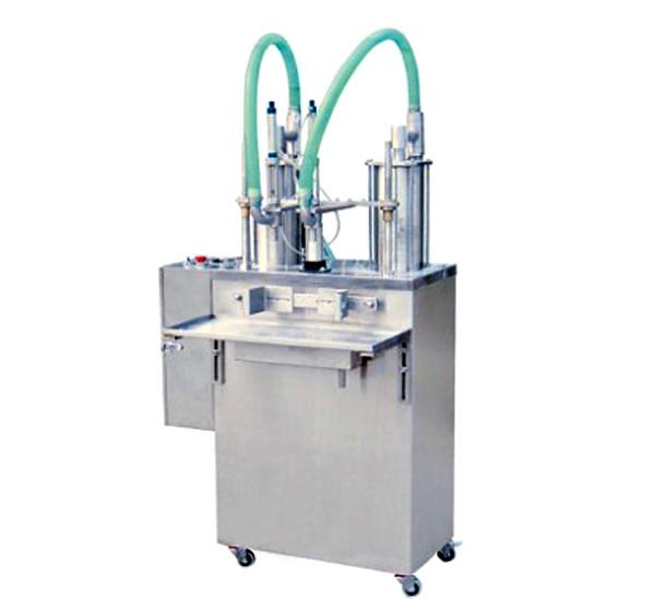 Quality 2 Nozzle Piston Shampoo Filling Machine 100ml-1000ml Semi Automatic for sale
