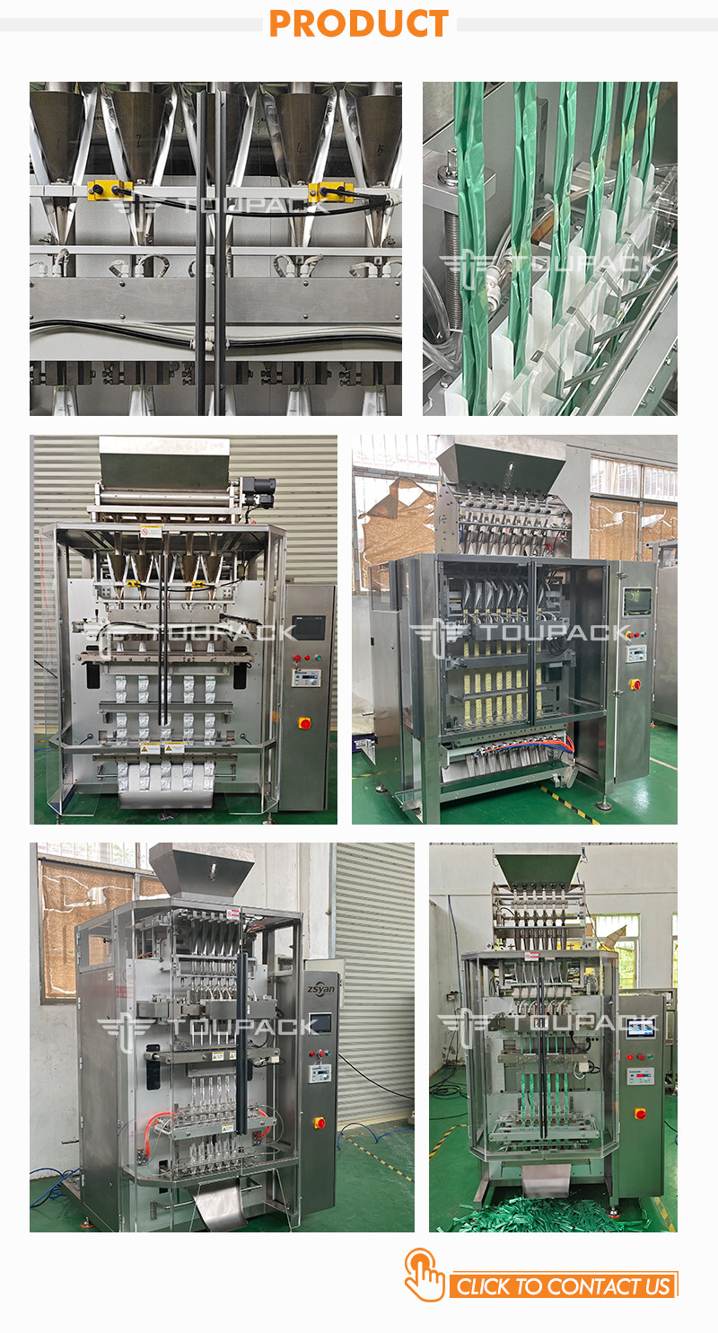 Multi Lane Coffee Powder Packing Machine Sachet Ketchup Stick Liquid Packing Machine