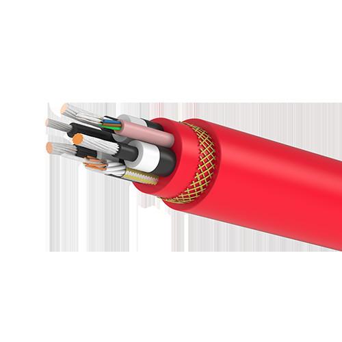Quality (N)TSKCGEWOU-SR FO Flexible Trailing Cable 12.7/22kV With  CAT6 Optical Fiber Cu/EPR/EPR/FO/5GM5/Braid/5GM5 for sale
