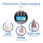 Commercial Yogurt Ice Cream Machine Automatic Soft Serve Maker with 6 Quart