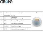 GROW R502-F RGB LED Waterproof Small DC3.3V Diameter 21.5mm SH1.0-6pin