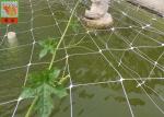 White Plastic Pea And Bean Netting , Extruded Polyethylene Mesh Netting 3 Meters