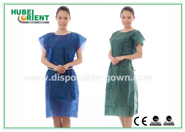 Quality Anti Static PP Material Disposable Isolation Gowns Without Sleeves for sale