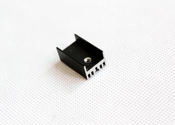 Quality Fin Radiator Extruded Heat Sink Profiles Electrophoresis Surface Treatment for sale