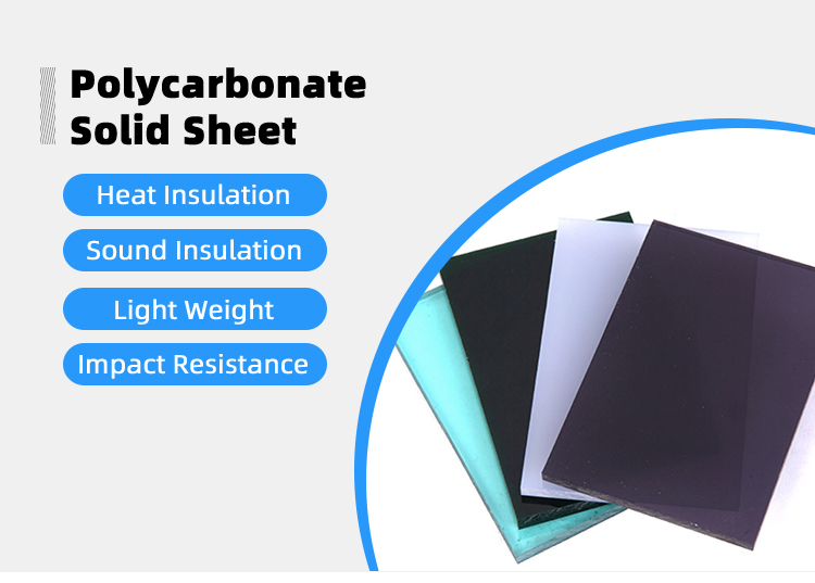 Polycarbonate Transparent Roofing Sheet , Polycarbonate Sunshade Roofing Sheets For Building